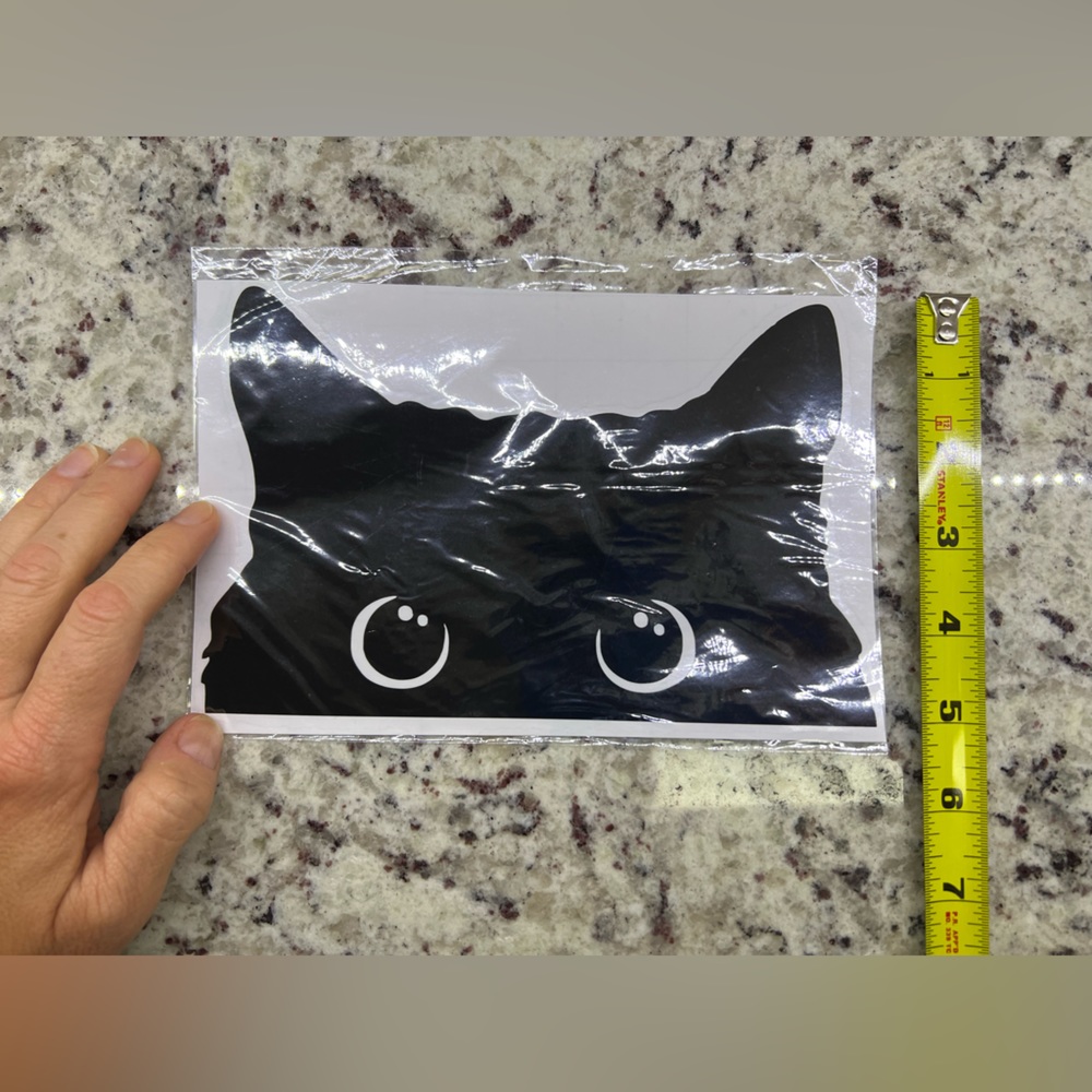 3/$15 Spying Cat Vinyl Car Decal / Sticker - Picture 5 of 5